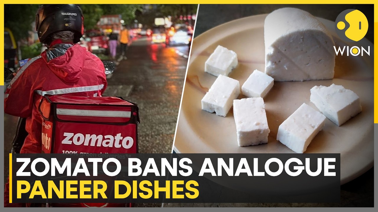 Food Delivery Platform Enforces Zero Tolerance To Analogue Paneer | WION News