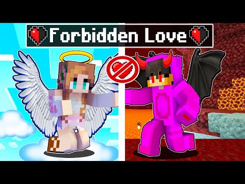 An DEMON and ANGEL's Forbidden LOVE In Minecraft! | TAGALOG |