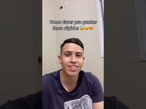 COMO FICAR FAMOSO RÁPIDO!!! 🤩💸 #shorts