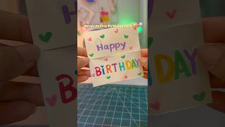 Download lagu Never Ending Happy Birthday Card🥳💗#shorts #art #diy #craft #youtubeshorts mp3
