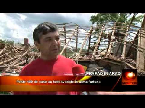 Furtuna de la Pereg a distrus parțial 400 de case!