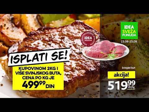 IDEA | Sveža ponuda 23.08 - 25.08.2019.