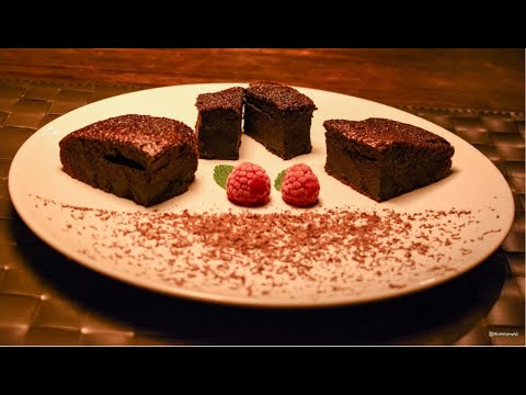 Chocolate Brownie with Nuts & Choco bits: Yummy, Fudgy & Simple