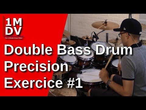 1MDV - The 1-Minute Drum Video #115 : Double Bass Drum Precision Exercice #1