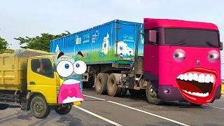Download lagu Wow Ada Truk Kontainer Besar, Bus Telolet Basuri, Truk Oleng Joget, Truk Pasir Mirip Frank Tayo Lucu mp3