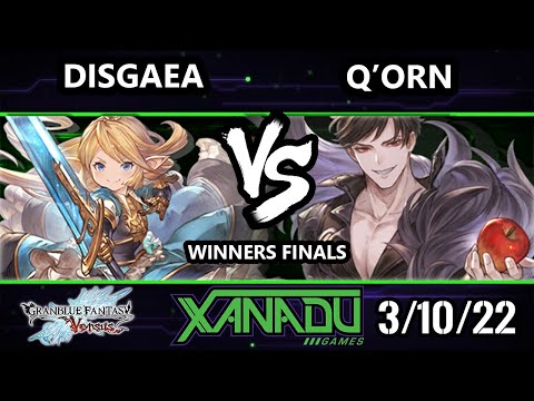 F@X 447 Winners Finals - Q'orn (Belial) Vs. Disgaea (Charlotta) Granblue Fantasy: Versus