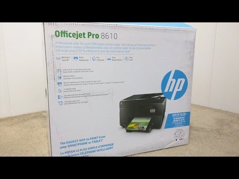 Thumbnail for HP OfficeJet Pro 8610 Unboxing & Wireless Router/Network Setup