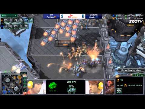 [0617] Fantasy(SKT) vs. Reality(SAMSUNG) TvT 4SET Korhal Floating Island -Starcraft2,esportstv,SPL