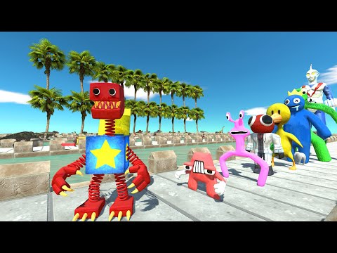 Boxy Boo COCONUT ISLAND DEATH RUN - Animal Revolt Battle Simulator