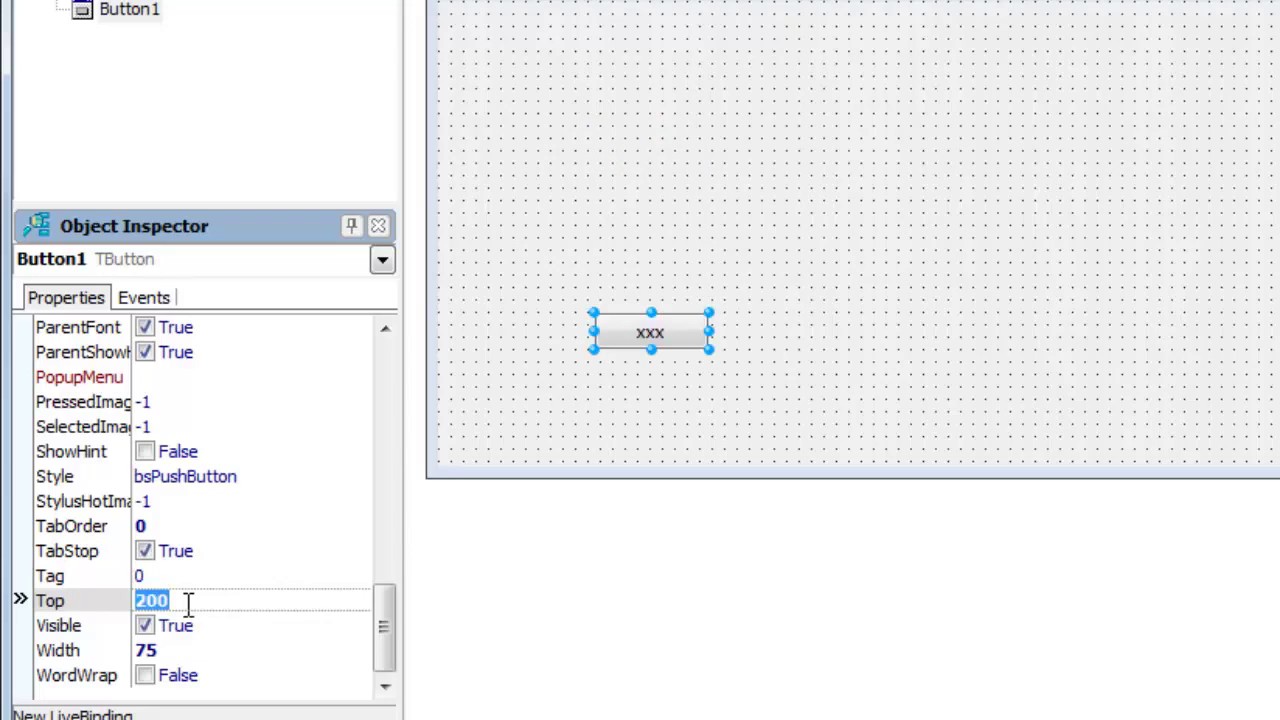 Learning Pascal x28 Forms and controls as Objects