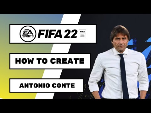 How to Create Antonio Conte - FIFA 22 Lookalike for Career Mode