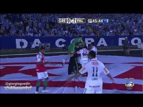 Gols - Grêmio 0 x 2 Palmeiras - Copa do Brasil 2012 - 13/06/2012 - RBSTV HD