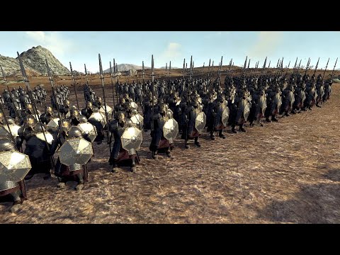 Erebor Defeats Angmar & The Black Numenoreans - Total War Attila The Dawnless Days - Battle Replay