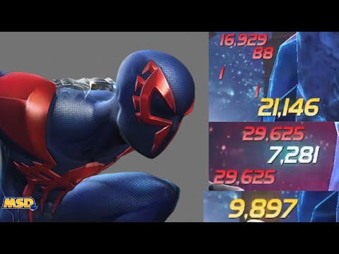 Spidey 2099 Being a Beast for 56 Seconds