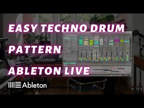 Creating a Techno Drum Pattern at Ableton - Techno Tutorial