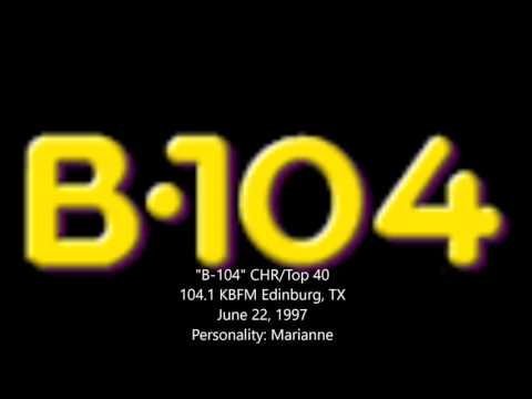 "B104" KBFM Edinburg, TX - June 22, 1997