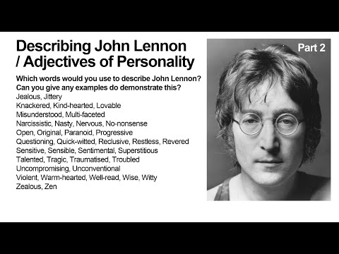 , title : '727. Describing John Lennon / Adjectives of Personality J-Z (with Antony Rotunno) YouTube Version'
