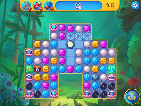 Fishdom level 6375 no boosters フィッシュダム ノーマル [Friend's]