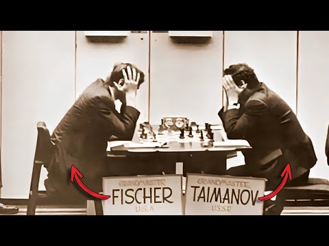 Bobby Fischer vs Mark Taimanov | Candidates Quarterfinal Match 1971 #chess #chessgames