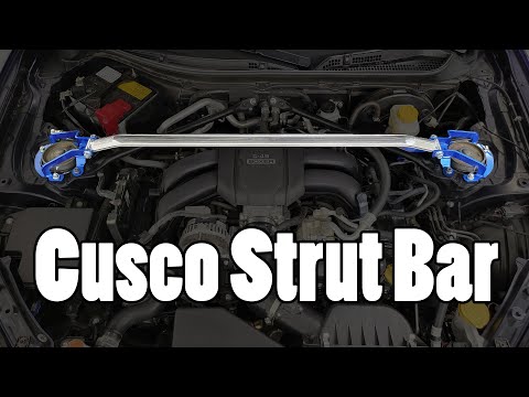 GR86 Cusco Strut Bar Installation