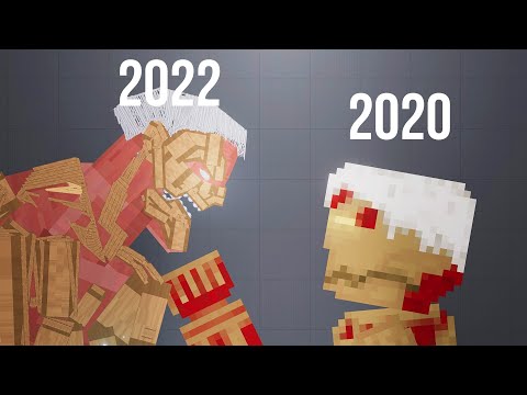 Armored Titan 2022 vs Armored Titan 2020 Which is best ? [Attack on Titan] - People Playground