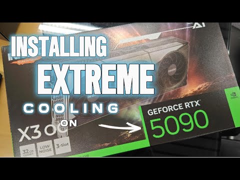 RTX 5090 INNO3D Waterblock Installation – Alphacool Core Block with Thermal Grizzly KryoSheet