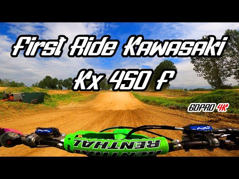 FIRST RIDE KAWASAKI KX 450 2023 Kxf GoPro 4K Chieve Zetacross Park
