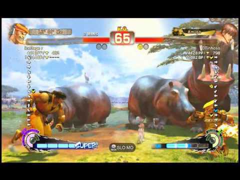 SSF4AE2012 ice0age r (Adon) vs OTinhoso (Guy) - Endless Match