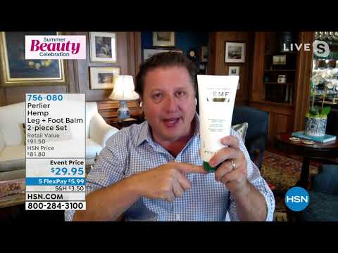 Perlier Hemp Leg + Foot Balm 2piece Set