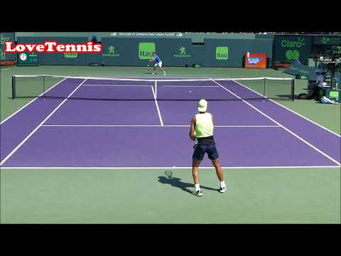 Rafa Nadal Intense Training - Court Level View - ATP Tennis
