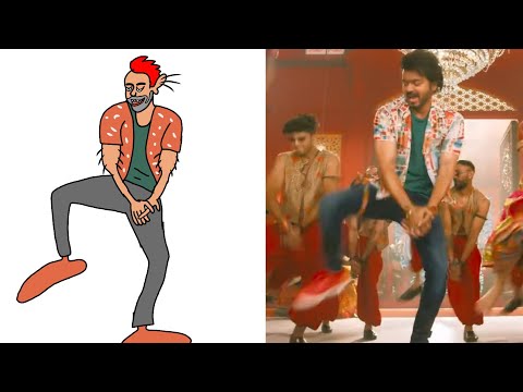 Ranjithame Full Video Song  Drawing Meme | Varisu | Thalapathy Vijay Songs | meme drawing art