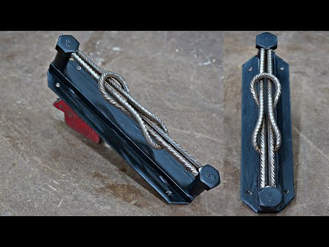Making a Steel Knot Metal Handle