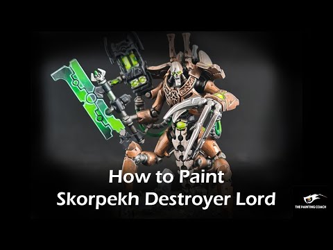 How to Paint Necrons Skorpekh Lord