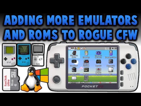New PocketGo 2! Adding Emulators & ROMS! Rogue CFW!