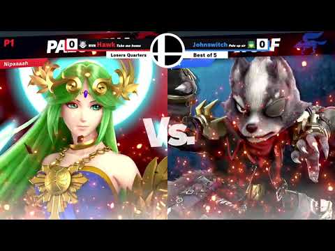 Johnswitch (Palutena) vs NVR|Hawk (Wolf) - Losers Quarters - Fries on a Salad #89