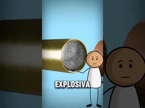 Como funciona una bala?!🔫💥 #datoscuriosos #funfacts #sabiasque #shorts #trending #fyp #parati