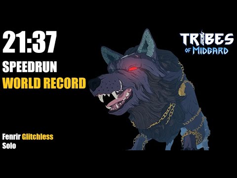 Tribes of Midgard WORLD RECORD Speedrun - Fenrir Solo 21m37s