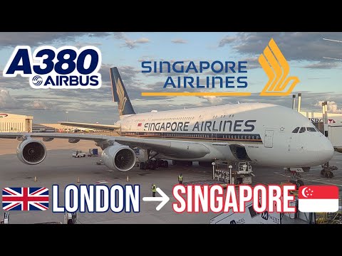 14 HOURS IN SINGAPORE AIRLINES A380 ECONOMY CLASS from LONDON to SINGAPORE