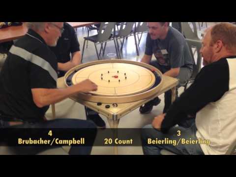 2016 Ontario Doubles Crokinole Championship - Beierling/Beierling v Brubacher/Campbell Semifinals