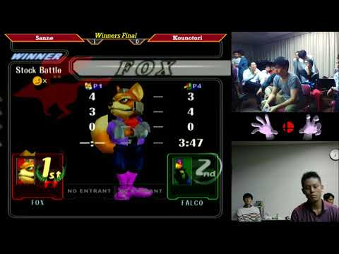 MasterHand 30 WF - Sanne(Fox) vs. Kounotori(Falco)