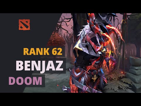 BENJAZ (Rank 62) plays Doom Dota 2 Full Game