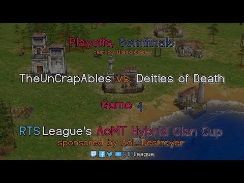 AoMT Hybrid CC, SF - UCA vs. DoD, Game 4 - Age of Mythology: The Titans Hybrid Clan Cup