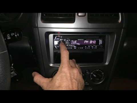 How To Set The Clock On A Kenwood KDC Car Stereo