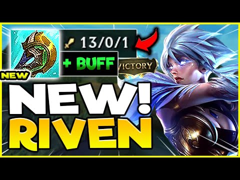 *NEW* RIVEN DIVINE SUNDERER BUFFED! Testing on PBE (STRONG?) - Riven TOP Gameplay Guide Season 11