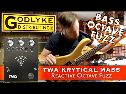 TWA Krytical Mass (Brassmaster-style Octave Fuzz) Bass Demo