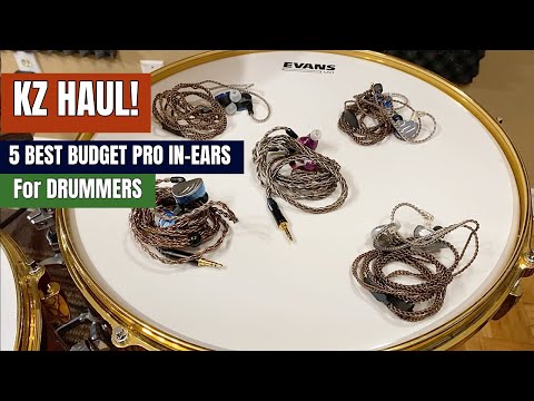 KZ HAUL! ⭐️5 Best BUDGET PRO IN-EARS For DRUMMERS 🎧⭐️