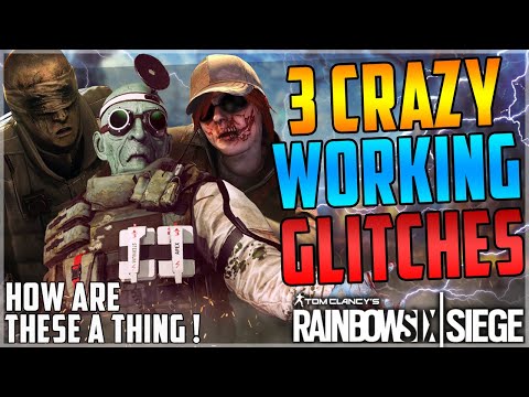 3 CRAZY SUPER EASY GLITCHES IN RAINBOW SIX SIEGE - 100% HIDDEN AND INVINCIBLE
