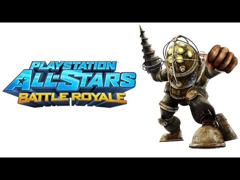 PlayStation All Stars Battle Royale walkthrough - part 1 Big Daddy Bioshock series Sugar Daddy