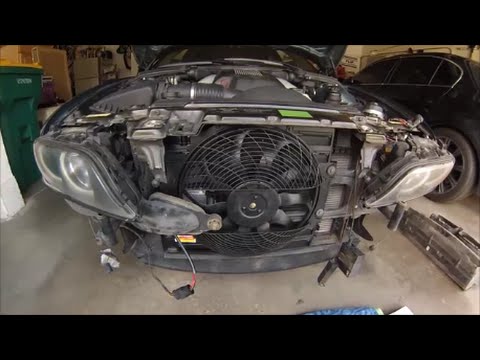 BMW e39 auxiliary fan replacement