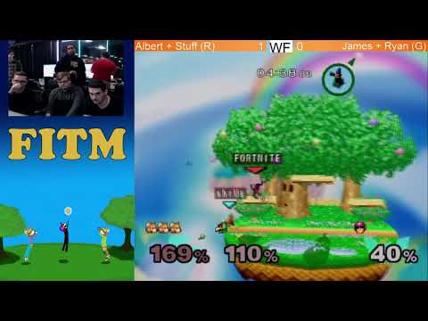 Falco In The Middle 11 - Albert + Stuff (R) VS James + Ryan (G) - Melee Doubles Winner's Finals